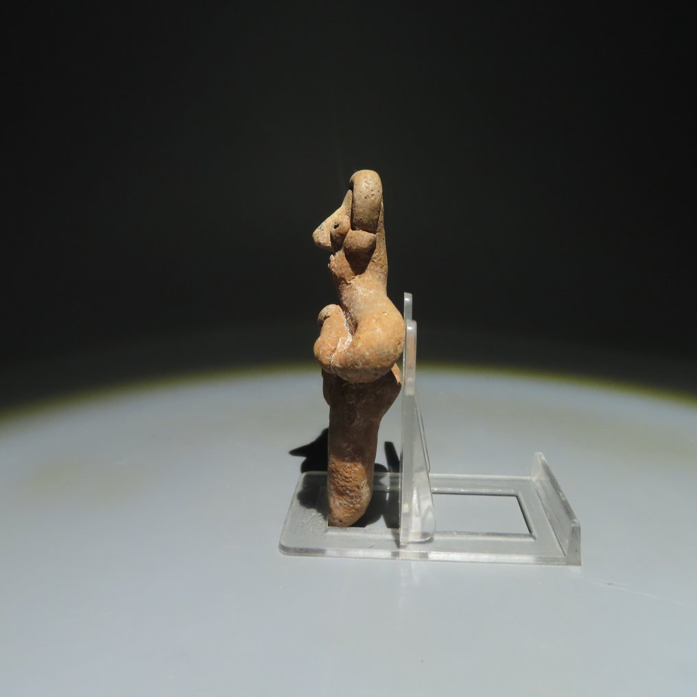 Colima, Messico occidentale Terracotta Colima, Messico occidentale, figura. 200 a.C. - 500 d.C. 8,5 cm H. Licenza di importazione spagnola  (Senza Prezzo di Riserva) #1.2