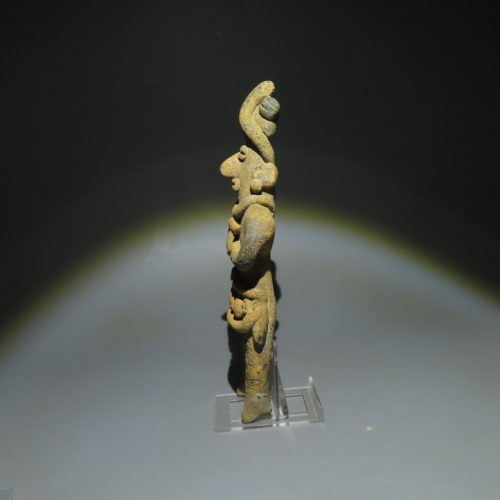 Colima, Westmexiko Terracotta Colima, Westmexiko, Figur. 200 v. Chr. – 500 n. Chr. 20,5 cm H. Spanische Importlizenz. #1.2