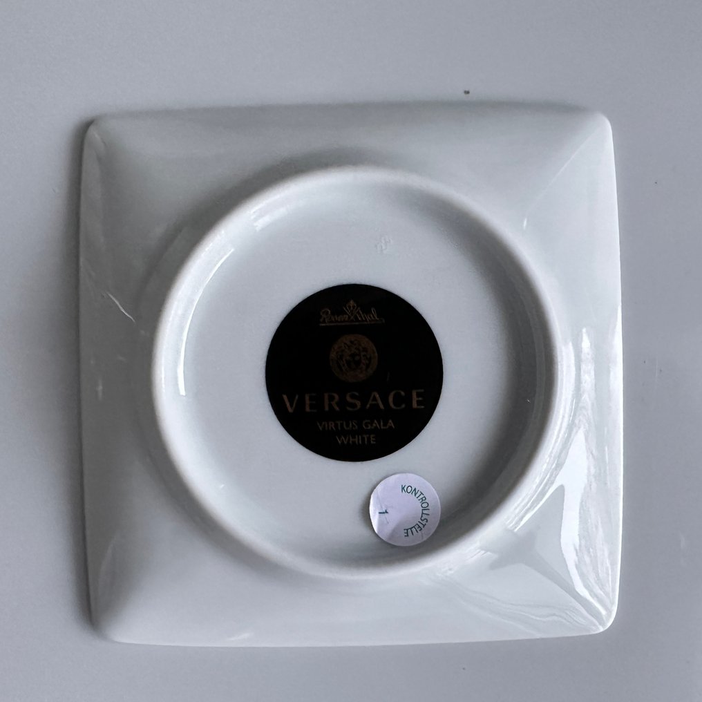 Rosenthal - Versace - Πιάτο - Schälchen - 12 cm Virtus  Gala White Weiß - Πορσελάνη - Νεύρο #2.1