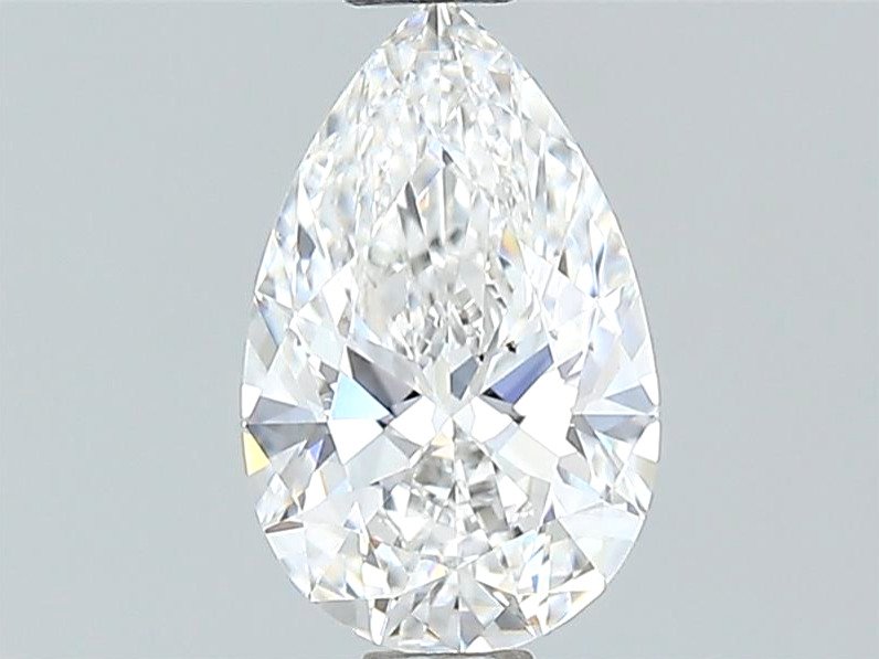 1 pcs Diamant  (Naturelle)  - 0.71 ct - Poire - F - SI1 - Gemological Institute of America (GIA) #1.1