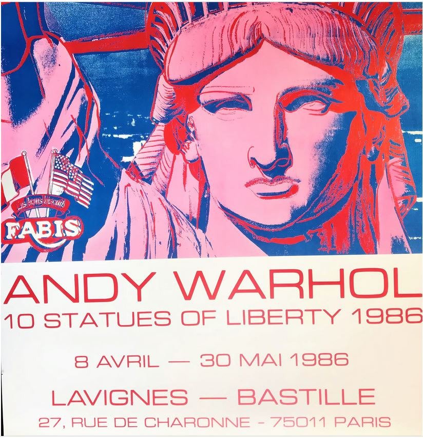 Andy Warhol (after) - 10 statues of liberty - 1980s #1.0