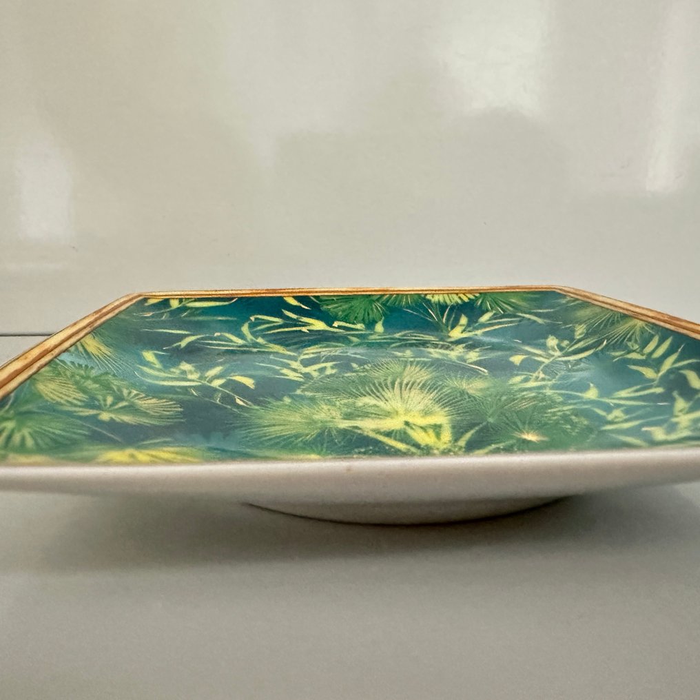 Rosenthal - Gianni Versace - 碟 - Jungle Schälchen Quadratisch 12 cm - 瓷器 #1.0