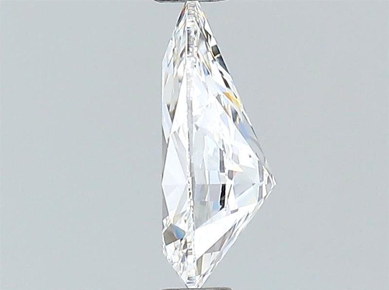 1 pcs Gyémánt  (Természetes)  - 0.71 ct - Körte - F - SI1 - Amerikai Gemmológiai Intézet (GIA) #2.1