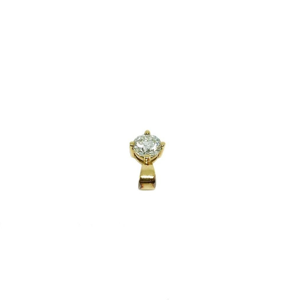 IGI Certificate - 0.50 total carat of Natural Diamond - 18 kt Gelbgold - Anhänger - 0.50 ct Diamant #3.1