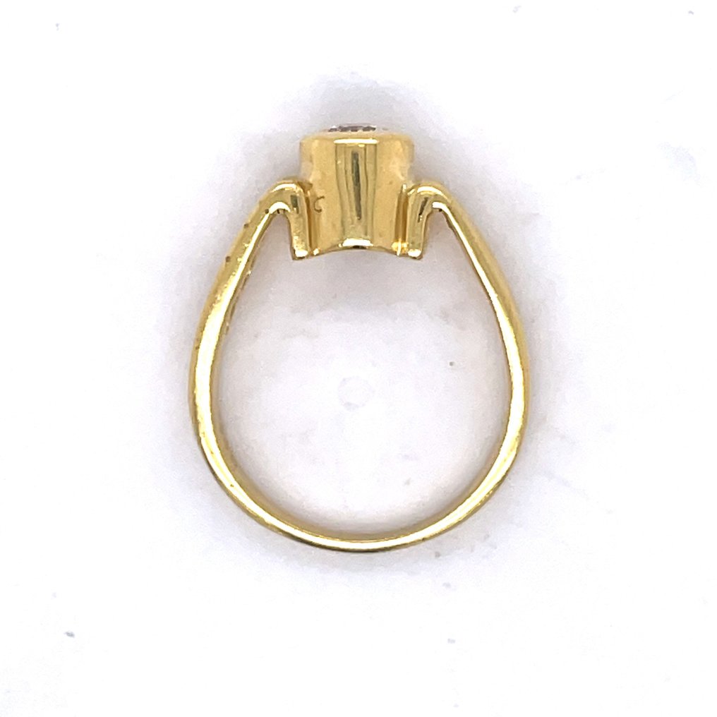 Anillo - 18 quilates Oro amarillo Diamante (Natural)  #2.1