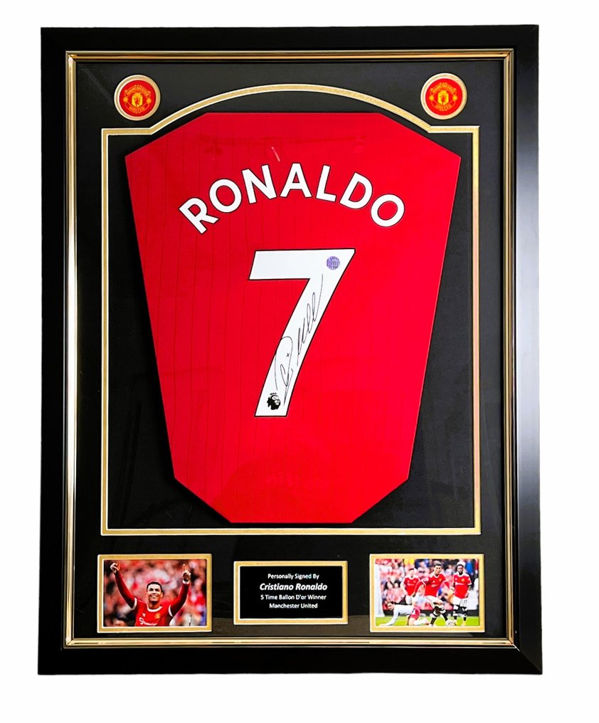 Manchester United - Liga de Campeones de Fútbol - Cristiano Ronaldo - Camiseta de fútbol #1.1