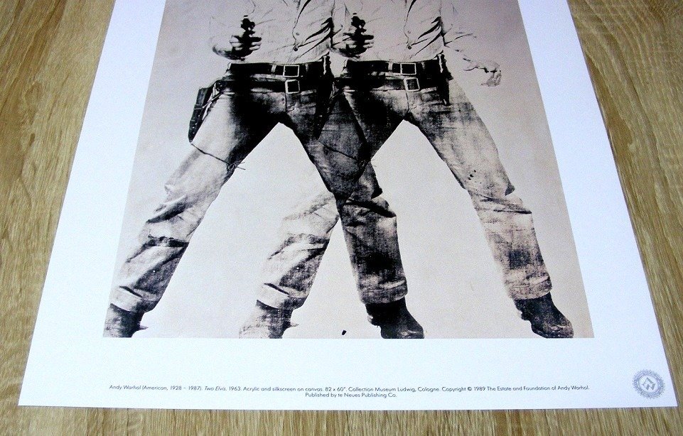 Andy Warhol (after) - Two Elvis (1963) - década de 1980 #2.2