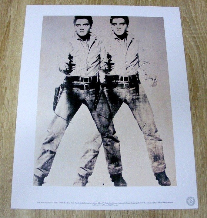 Andy Warhol (after) - Two Elvis (1963) - década de 1980 #1.1