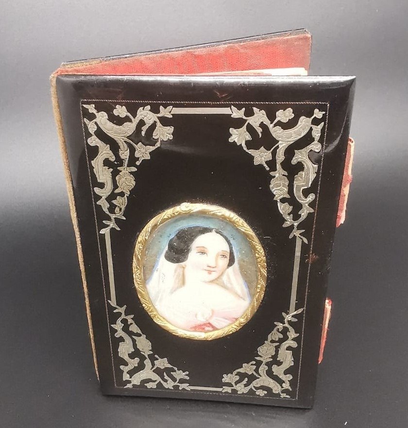 cuaderno de fiesta - Napoleón III - Hueso, Plata, Madera endurecida o papel maché - Segunda mitad del siglo XIX #1.2