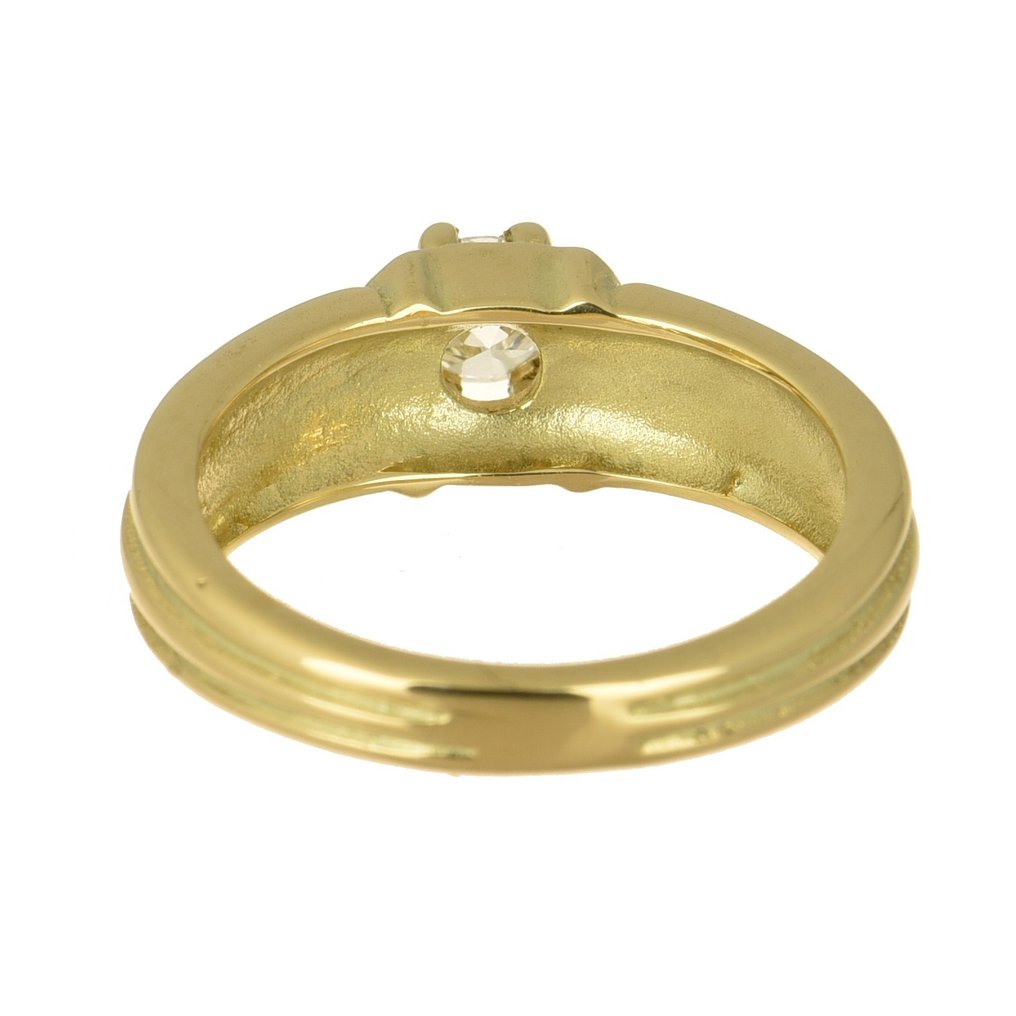 Δαχτυλίδι - 14 καράτια Κίτρινο χρυσό Διαμάντι  #2.1