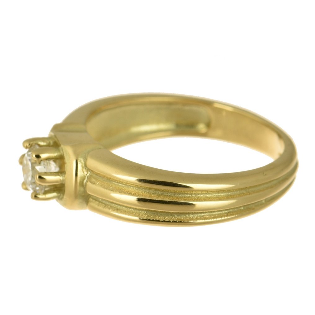 Δαχτυλίδι - 14 καράτια Κίτρινο χρυσό Διαμάντι  #1.2