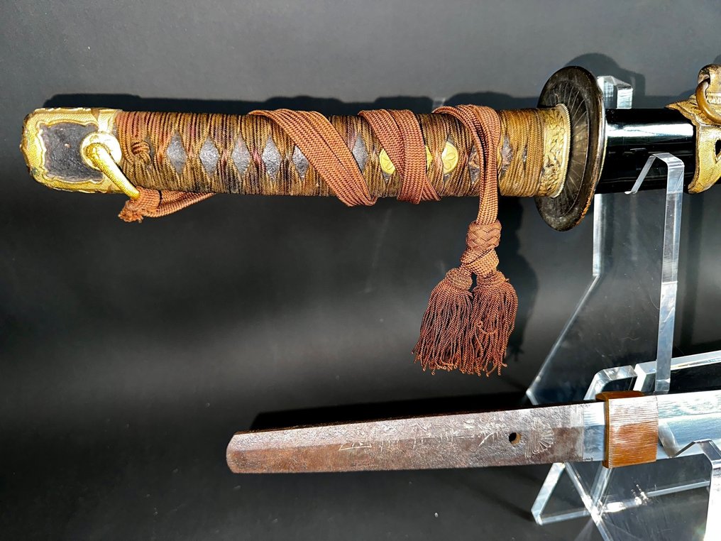 日本凑川神社剑，由增田政明在原始 Koshirea 创作。 - 日本钢铁 - Masuda Masaaki - 日本 - 1945 #3.1