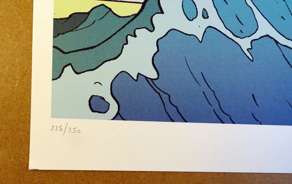 Moebius - 1 Offset Print - Bulles d'Ecume - La Vague #3.2