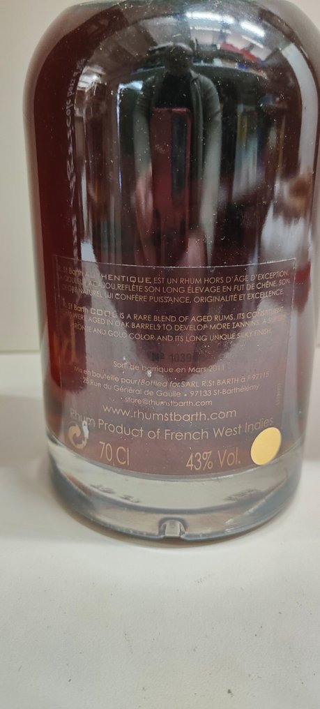R. St. Barth 1998 - Rhum Hors d'Âge - b. 2011 - 70cl #2.1