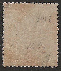 比利時 1865 - 獎章 40c 胭脂紅 - 穿孔 14½ - OBP/COB 16B #1.2