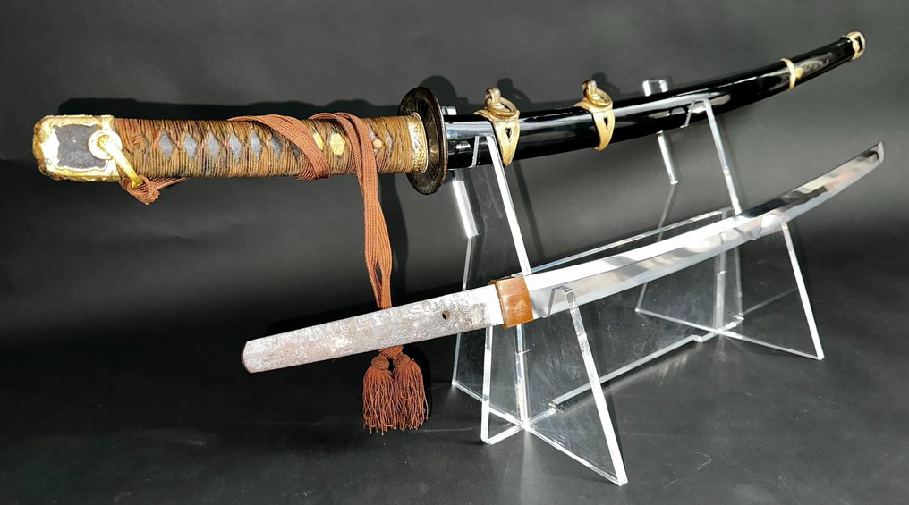 Japanese Minatogawa shrine sword by Masuda Masaaki in the Original Koshirea. - Japanese steel - Masuda Masaaki - Japan - 1945 #2.1