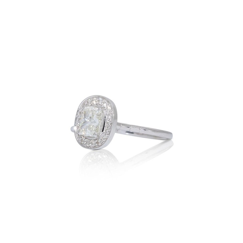 Anillo - 18 quilates Oro blanco -  1.70 tw. Diamante  (Natural) - Diamante #2.1