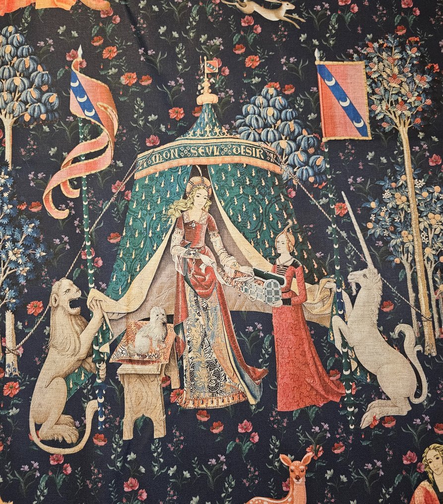 300x280cm! Luksuriøst renessansestoff original - Artmaison Luksusutvalg - Tekstil  - 300 cm - 280 cm #1.0