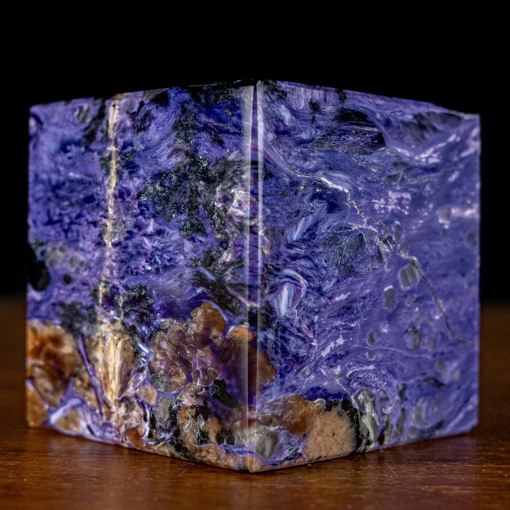 Cube AAA+++ Extrêmement Rare En Charoïte Sphère 5013,4 ct - Hauteur : 73.85 mm- 1002.68 g #1.2
