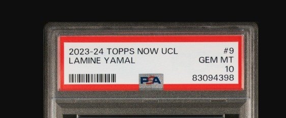 2023 Topps Now Lamine Yamal #9 - Rookie Card Begrenset utvalg - PSA 10 - 1 Graded card #2.1