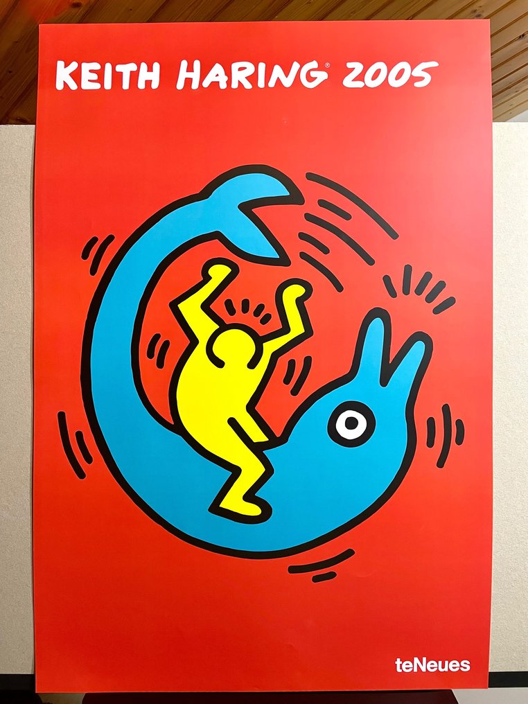 Keith Haring (after) - Dolphin Button (1989) - 1990s #2.1