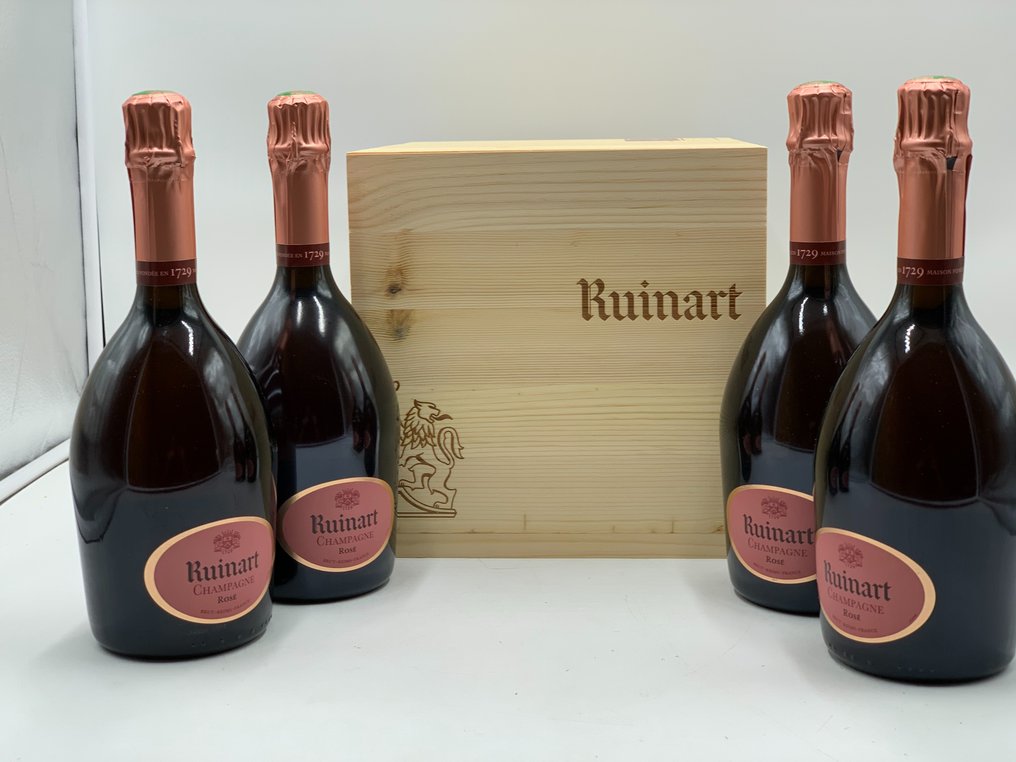 Ruinart, Caisse Cave - Champagne Rosé - 4 Pullot (0.7 L) #1.0