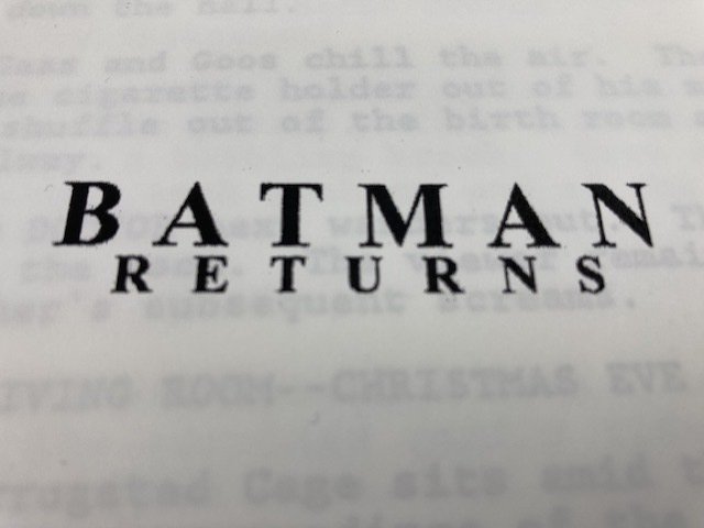 Batman Returns (1992) - Michael Keaton, Danny DeVito and Michelle Pfeiffer - Warner Bros. #1.0
