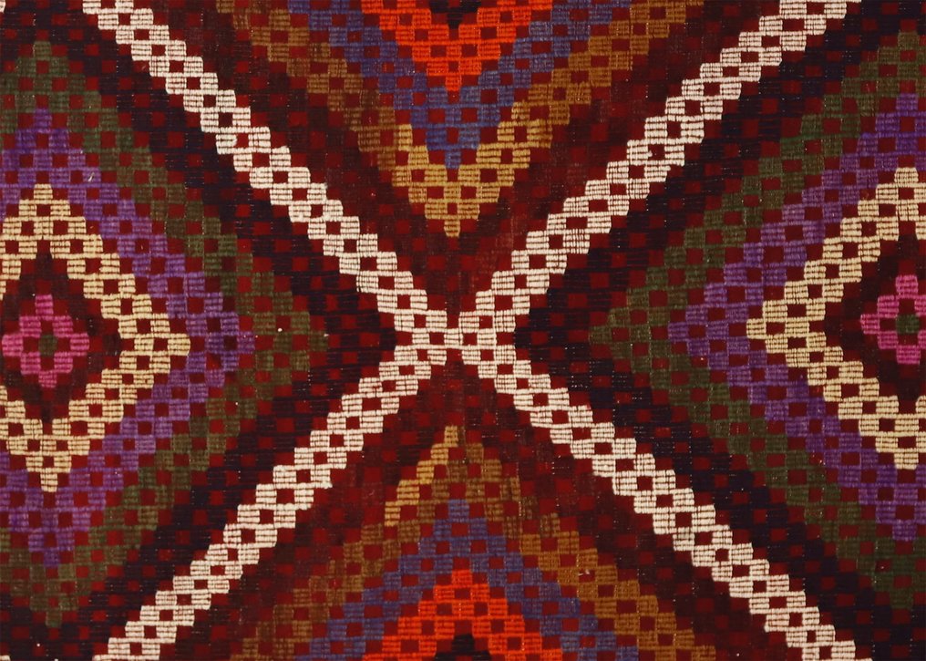 Usak - 凯利姆平织地毯 - 327 cm - 177 cm #2.1