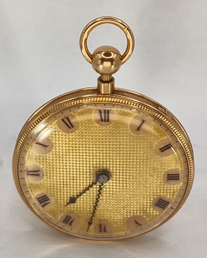 Geneve - Große 18K Gold Lepine Taschenuhr - Quarter Repeater - Kartuschenzahlen - Manufakturwerk - Sveitsi noin 1850 #1.1