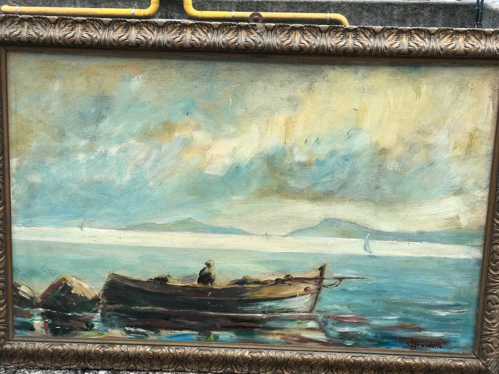 Scuola italiana (XIX) - Pescatori in Mare #2.3