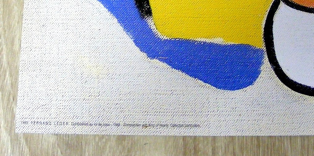 Fernand Leger - Conposition with king of Hearts (1949) - 1980-talet #3.2