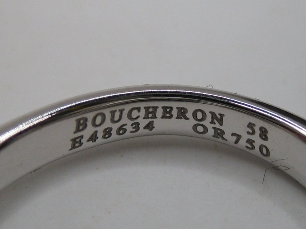 Boucheron Schlangenring TROUBLE  Full Set Brillanten - Anel Ouro branco #3.1