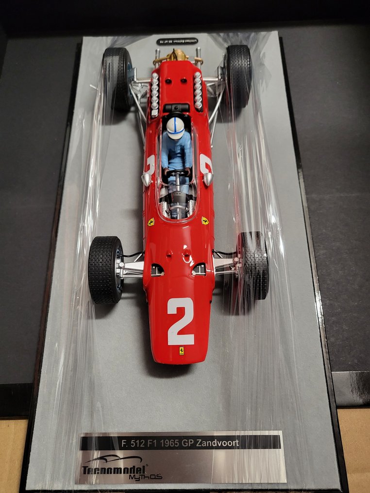 Tecnomodel 1:18 - 模型賽車 - Ferrari 512 F1 SEFAC GP Zandvoort w/pilot figure John Surtees - TMD18-98C #1.0