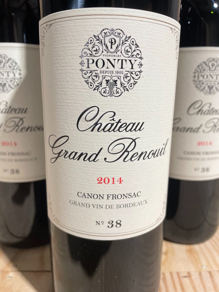 2014 Château du Grand Renouil - Canon-Fronsac - 6 Pullot (0.7 L) #3.2