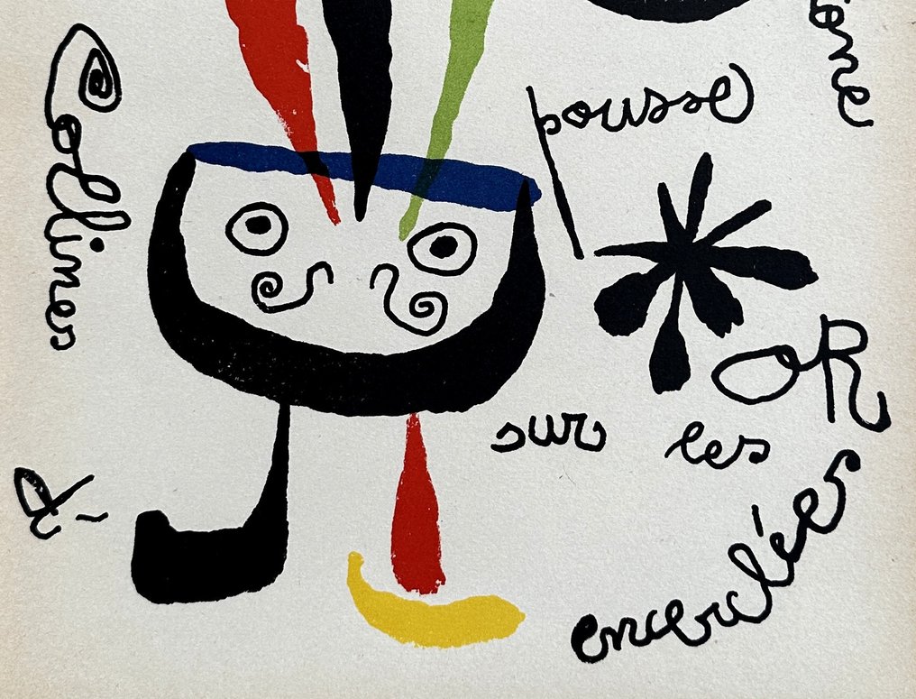 Joan Miro (1893-1983) - L'oiseau s'envole #2.3