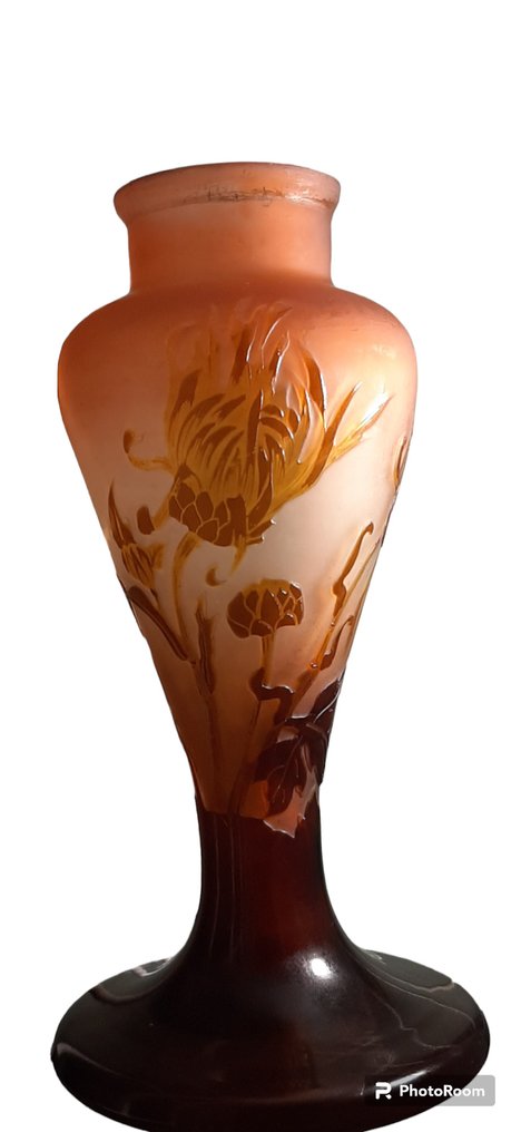Emile Gallé - 花瓶  - 玻璃 #4.3