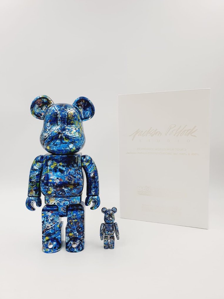 Medicom Toy - Be@rbrick 400% + 100% Jackson Pollock