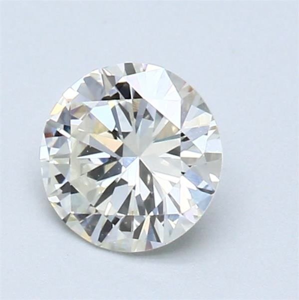 1 pcs 鑽石  (天然)  - 0.76 ct - 圓形 - H(次於白色的有色鑽石) - VVS2 - Antwerp International Gemological Laboratories (AIG Israel) #2.1