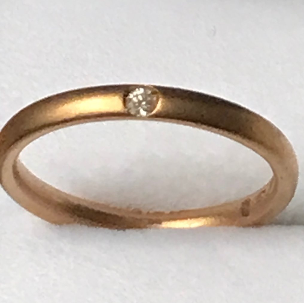 Pomellato - Ring - 18 kt Gult guld Diamant  (Natural) #1.1