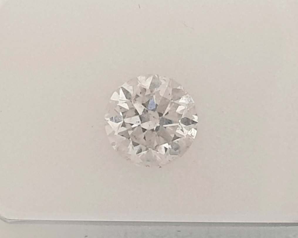 Diamant - 1.02 ct - Brilliant - D (fargeløs) - SI2 #1.1