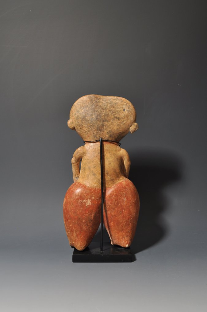 Chinesco, oeste do México Cerâmica Figura feminina em pé com teste TL e licença de exportação alemã. - 29.5 cm #2.1