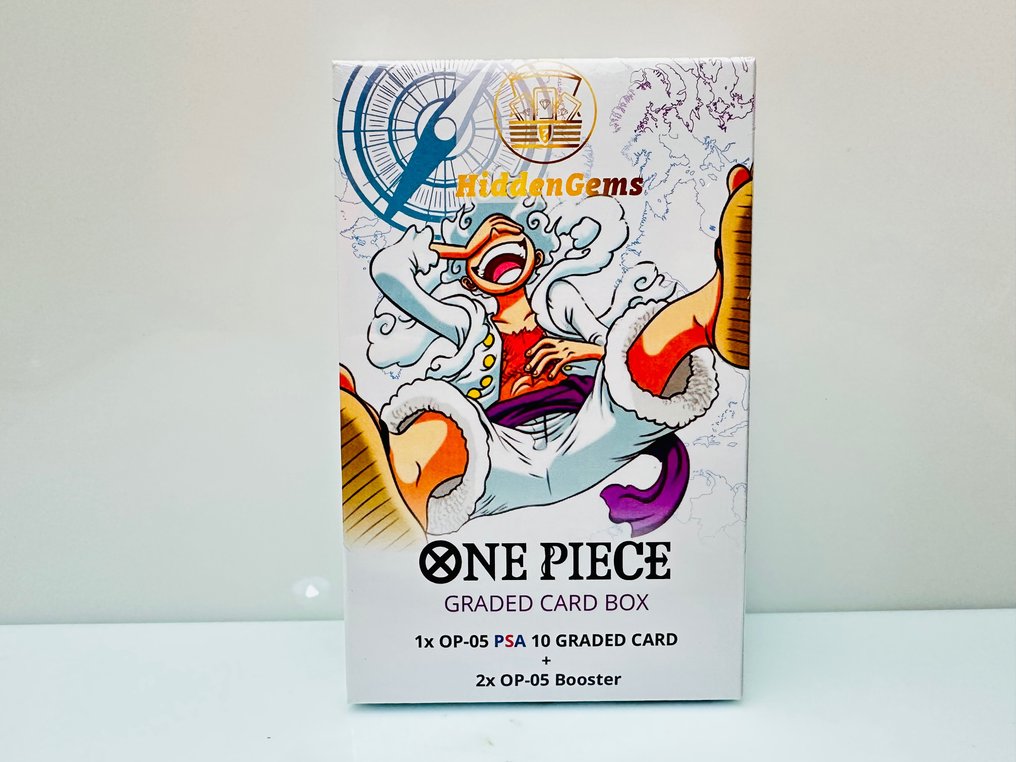 HiddenGems 1 Sealed box OP05 Awakening of the new Era One Piece PSA 10 Graded Card Box