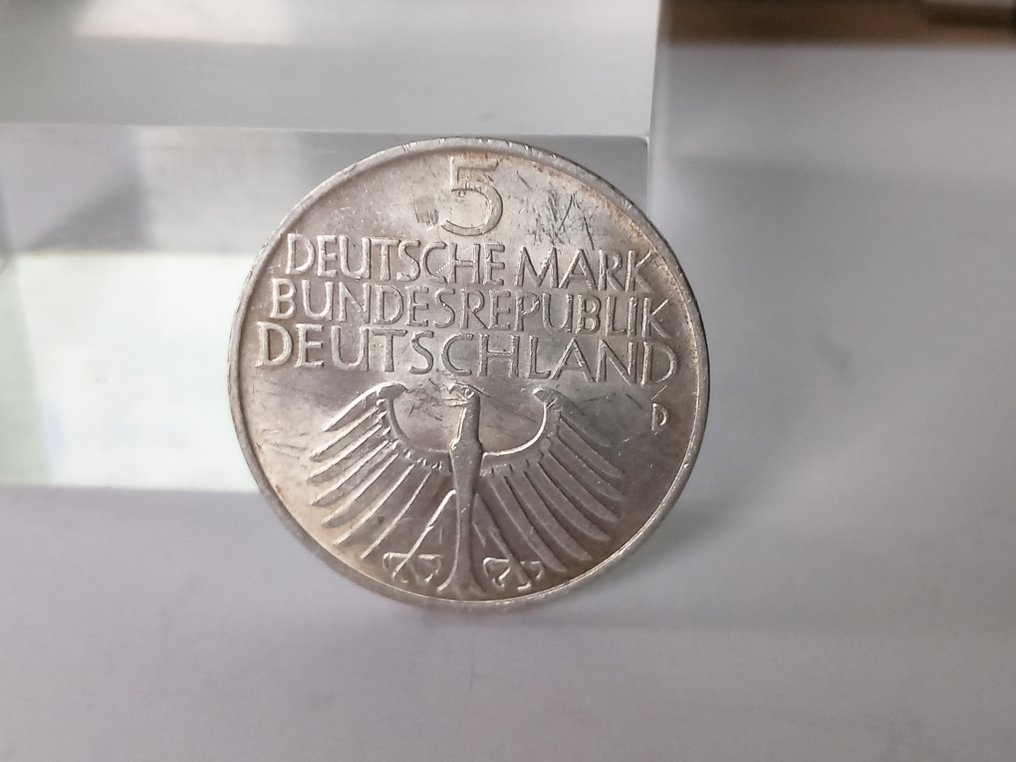 Deutschland. 5 x 5 Marks, the first 5 Comemorative issues 1952-1964 #2.2