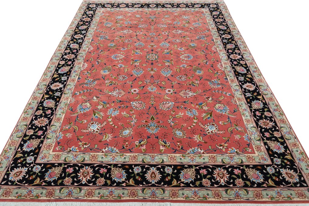 Tabriz 50 Raj - 非常精致的波斯地毯，含有大量丝绸 - 小地毯 - 308 cm - 203 cm #2.2