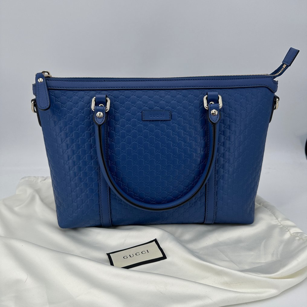 Gucci - Guccissima Medium Leather Tote - Håndtaske #1.2