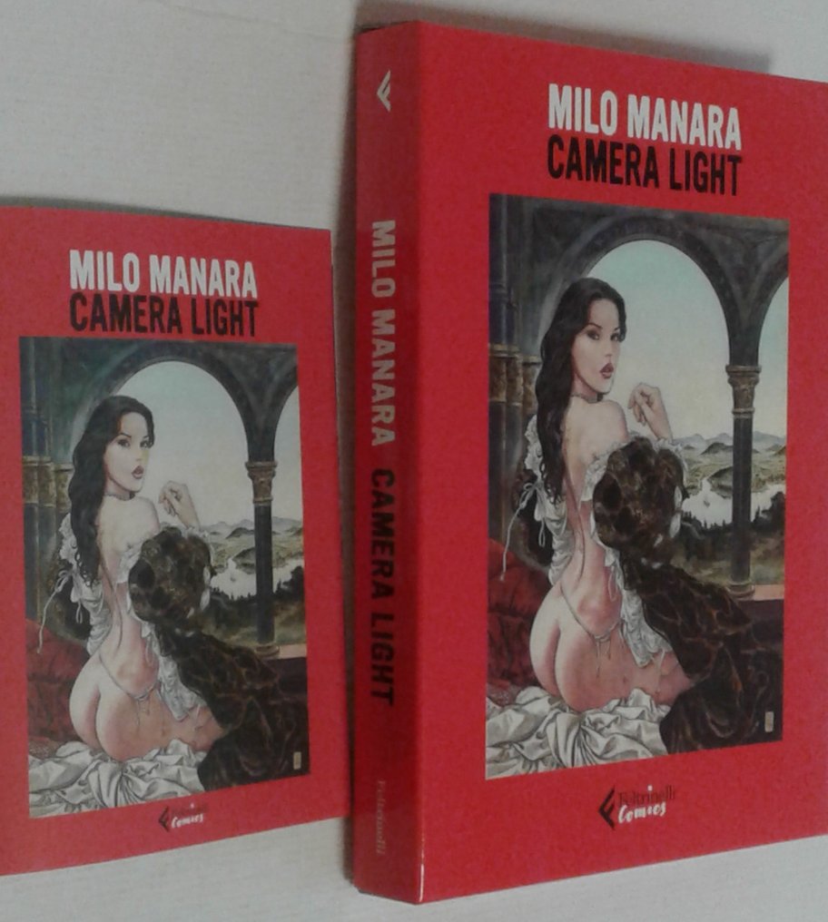 Milo Manara - 2 Portfolio - "Camera Light" e "Lockdown Heroes" - 48x grafiche con timbro a secco #3.2