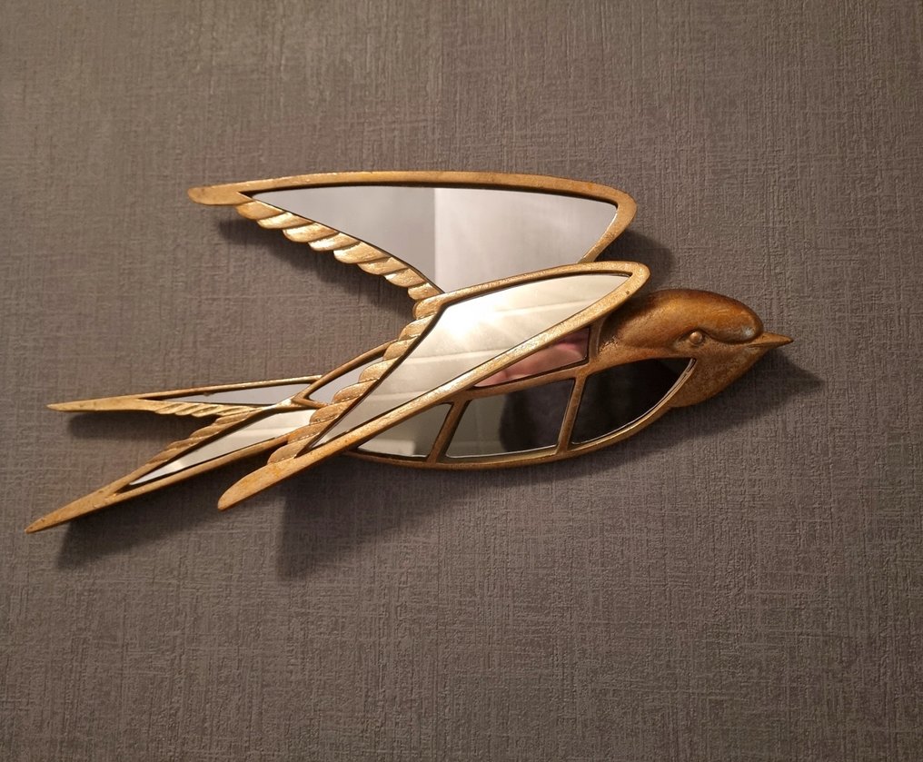 Miroir mural  - Verre, résine #4.3