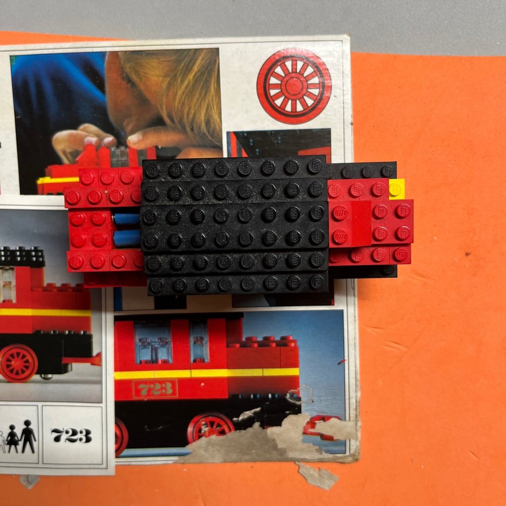 Lego - Système - 723 - Trains -  Diesel Locomotive - 1960-1970 - Danemark #2.1