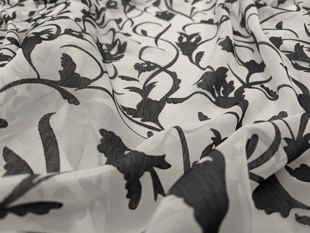Tessitura Miglioretti - Esplêndidas cortinas Devorè - Tecido de cortina  - 550 cm - 300 cm #2.2