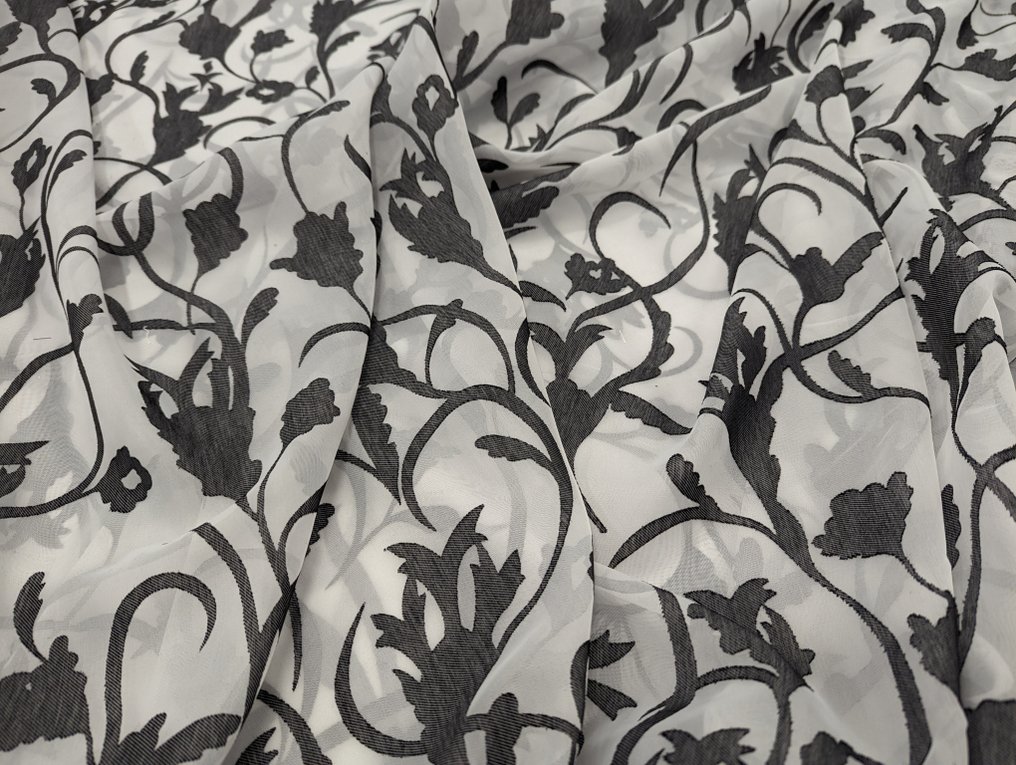 Tessitura Miglioretti - Esplêndidas cortinas Devorè - Tecido de cortina  - 550 cm - 300 cm #3.2